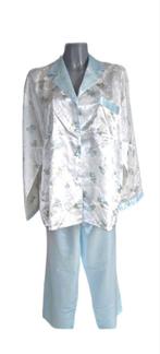 Satijnen pyjamaset maat 50/52, Kleding | Dames, Pyjama's, Ophalen of Verzenden, Zo goed als nieuw