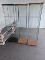 3 vitrines ikea pour collectionneurs d objets, Maison & Meubles, Avec porte(s), Enlèvement, Utilisé, Verre