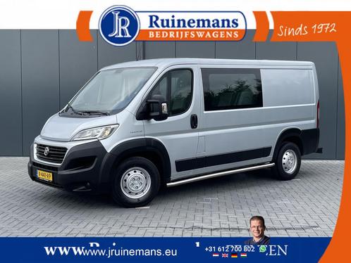 Fiat Ducato 2.3 MultiJet 131 PK / L2H1 / DUBBELE CABINE / TR, Autos, Camionnettes & Utilitaires, Entreprise, ABS, Verrouillage central