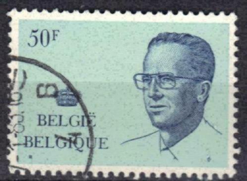 Belgie 1981 - Yvert 2021/OBP 2022 - Koning Boudewijn (ST), Timbres & Monnaies, Timbres | Europe | Belgique, Affranchi, Envoi