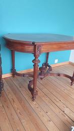 Antieke tafel met stoel, Antiek en Kunst, Antiek | Meubels | Tafels, Ophalen