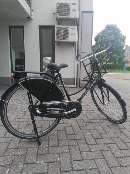 Zwarte damesfiets, Fietsen en Brommers, Fietsen | Dames | Damesfietsen, Zo goed als nieuw, Overige merken, Versnellingen, 47 tot 50 cm