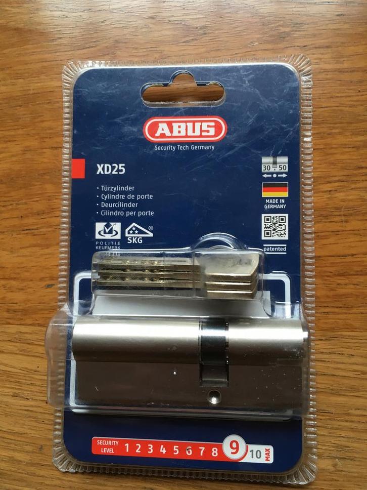 Cylindre de porte de sécurité ABUS (80 mm), neuf, Bricolage & Construction, Serrurerie de bâtiment & Dispositif de fermeture, Neuf
