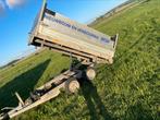 SARIS kipper 2700kg aanhangwagen 90 cm verhoogd, dubbelassig, Ophalen, Zo goed als nieuw