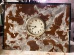 Tafelklok met marmeren bezetting, Antiek en Kunst, Ophalen