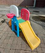 Glijbaan met klimmuur en basketring, Kinderen en Baby's, Speelgoed | Buiten | Speeltoestellen, Ophalen, Glijbaan