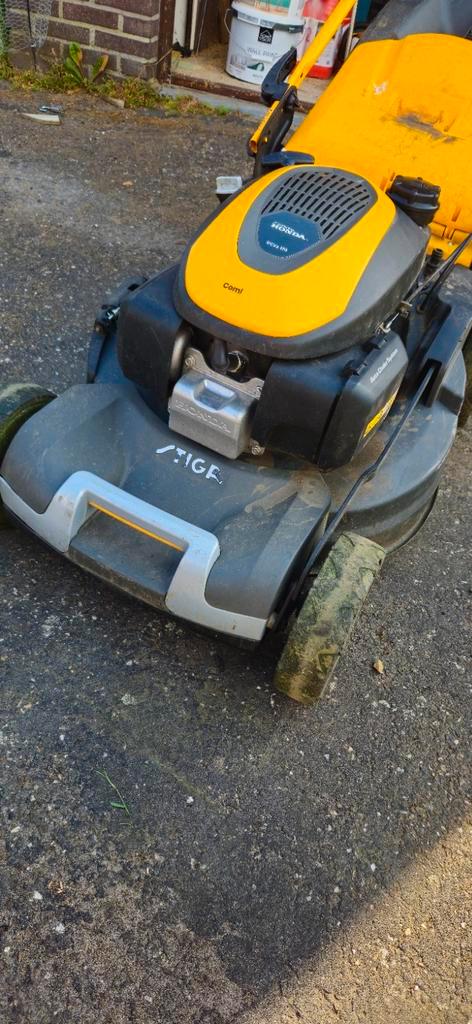 stiga combi 55 SQ H, Tuin en Terras, Grasmaaiers, Gebruikt, Ophalen