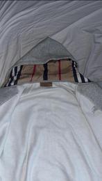 Sweat à capuche zippé gris Burberry — taille L/G, Caravanes & Camping, Tentes, Envoi, Comme neuf