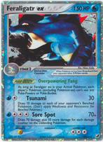 Pokémon Feraligatr ex, Hobby en Vrije tijd, Verzamelkaartspellen | Pokémon, Ophalen of Verzenden, Zo goed als nieuw, Losse kaart