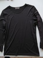 Zwarte t-shirt met lange mouwen, Zwart, Maat 42/44 (L), Ophalen of Verzenden, Zo goed als nieuw
