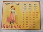 Panneau publicitaire en métal Chocolat Suchard vers 1980, Comme neuf, Enlèvement ou Envoi, Panneau publicitaire