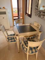 Pokertafel met 4 bijhorende stoelen, Ophalen