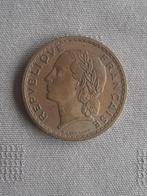 Frankrijk, 5 francs 1938 lavrillier bronze-alu raar, Verzenden