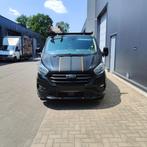Ford transit custom sport 185 PK, Auto's, Bestelwagens en Lichte vracht, Leder en Stof, Zwart, 5 deurs, Particulier