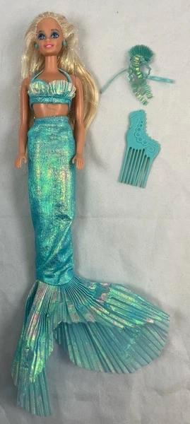 Poupée Barbie Sirène 1991 Mermaid Rainbow Hair Années 90 143, Collections, Poupées, Comme neuf, Fashion Doll, Envoi
