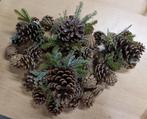 herfstdecoratie-2 dennenappelsslingers+ 4 losse dennenappels, Verzenden, Zo goed als nieuw, Binnen