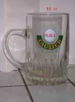 CAULIER  Chope de 1/2 litre en verre, Comme neuf, Chope(s), Enlèvement ou Envoi