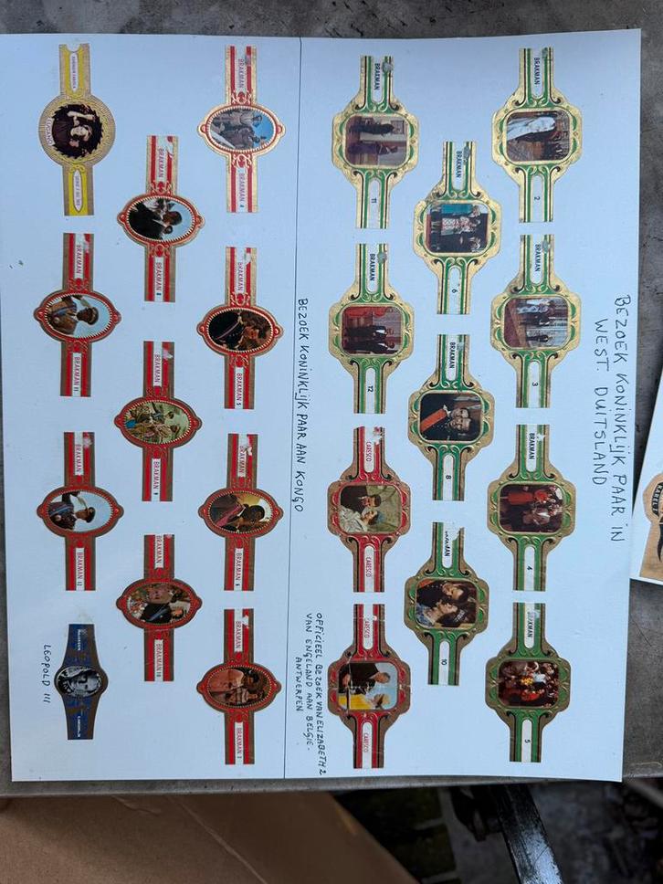 Enorm grote collectie sigaren bandjes, Verzamelen, Rookartikelen, Aanstekers en Luciferdoosjes, Zo goed als nieuw, Sigarenbandjes