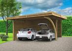 Tuinhuis-Blokhut carport combinatie (S7758): 5064 x 6064mm, Verzenden, Nieuw