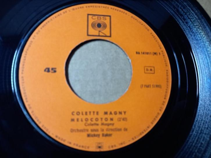 Colette Magny – Melocoton / Basin Street Blues '7, Cd's en Dvd's, Vinyl Singles, Gebruikt, Single, Jazz en Blues, 7 inch, Ophalen of Verzenden