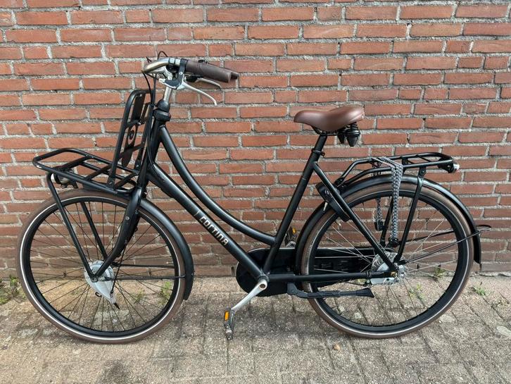 Cortina U4 28 inch 57 cm frame vooras moet verv worden, Fietsen en Brommers, Fietsen | Dames | Omafietsen, Zo goed als nieuw, Handrem