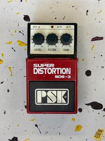 PSK Super Distorsion SDS-3, Musique & Instruments, Enlèvement ou Envoi, Utilisé, Distortion, Overdrive ou Fuzz