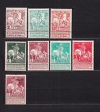 België 1910-1912 zegels uit Caritas-reeks, Postzegels en Munten, Postzegels | Europa | België, Verzenden, Postfris, Spoor van plakker