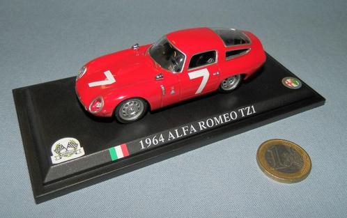 DelPrado 1/43 : Alfa Romeo TZ1 anno 1964, Hobby & Loisirs créatifs, Voitures miniatures | 1:43, Neuf, Voiture, Universal Hobbies