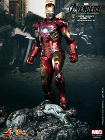 HOT DEALS HOT TOYS IRON MAN - TONY STARK OP = OP !!!! beschikbaar voor biedingen