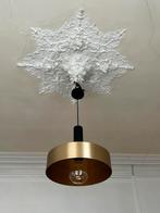 Gouden luster met zwart snoer, Antiek en Kunst, Ophalen