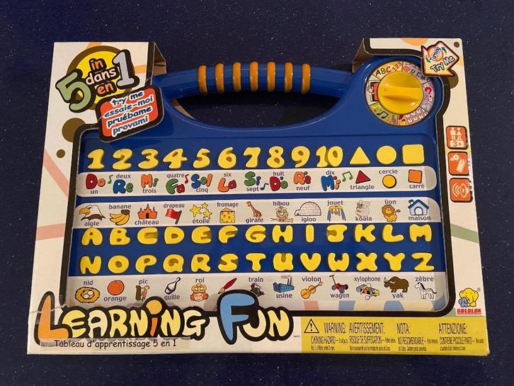 Learning Fun - Tableau d'apprentissage 5 en 1 (Musical), Enfants & Bébés, Jouets | Éducatifs & Créatifs, Comme neuf, Langue et Lecture