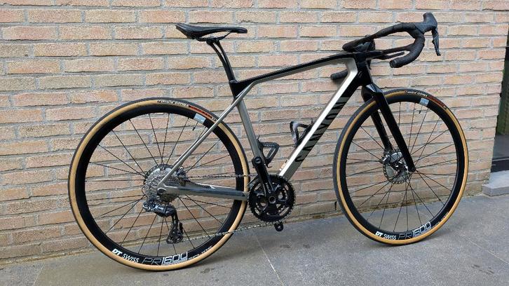 Canyon Grail CF SL 8.0 Disc Di2 – maat S – 2 wielsets, Fietsen en Brommers, Fietsen | Racefietsen, Gebruikt, Carbon, Ophalen