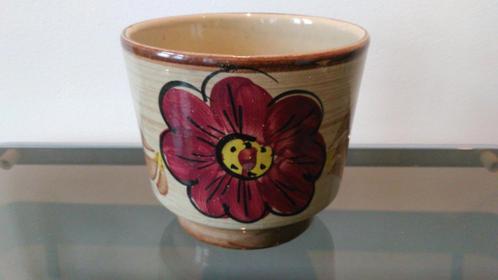 Retro vintage bloempot keramiek, Jardin & Terrasse, Pots de fleurs, Enlèvement ou Envoi