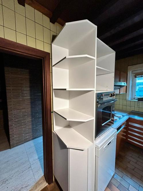 Hoekkeukenkast met open legplanken – 140x70 cm, Huis en Inrichting, Kasten | Wandmeubels, Gebruikt, Ophalen
