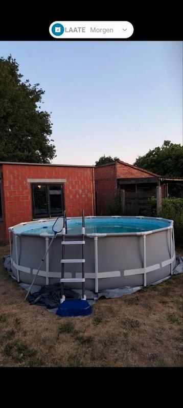 Piscine Intex, 300 cm ou plus, Rond, Comme neuf, Enlèvement