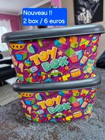 Nouveau !! Lot de 2 box pour rangement, Enlèvement ou Envoi, Comme neuf