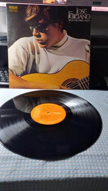 José Feliciano ‎– Que L'Esprit A Besoin - Lp Mint, Enlèvement ou Envoi, 1960 à 1980, Comme neuf, 12 pouces