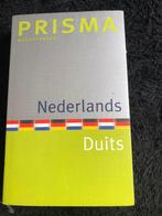 Woordenboek Nederlands Duits, Prisma, Allemand, Enlèvement ou Envoi, Neuf