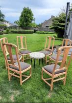 6 cerise stoelen, Huis en Inrichting, Stoelen, Ophalen, Gebruikt, Vijf, Zes of meer stoelen