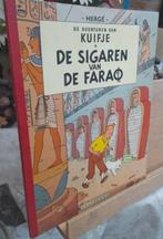 kuifje de sigaren van de farao met linnen rug Sc   1955, Boeken, Gelezen, Eén stripboek, Ophalen of Verzenden, Herge