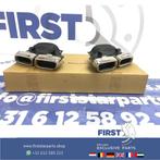 W205 C63 AMG UITLAATSIERSTUKKEN SET CHROOM voor Mercedes C K, Auto-onderdelen, Uitlaatsystemen, Gebruikt, -, Ophalen of Verzenden