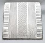 Art Deco Poederdoos - Zilver., Ophalen of Verzenden, Zilver