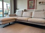 ZETEL PERUGIA 4-zit canapé + voetenbank (Wit/Grijs), Huis en Inrichting, Zetels | Zetels, Ophalen, 250 tot 300 cm, 75 tot 100 cm