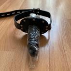 Bâillon Gode Harnais BDSM, Kleding | Dames, Riemen en Ceinturen, Verzenden, Zo goed als nieuw, Zwart
