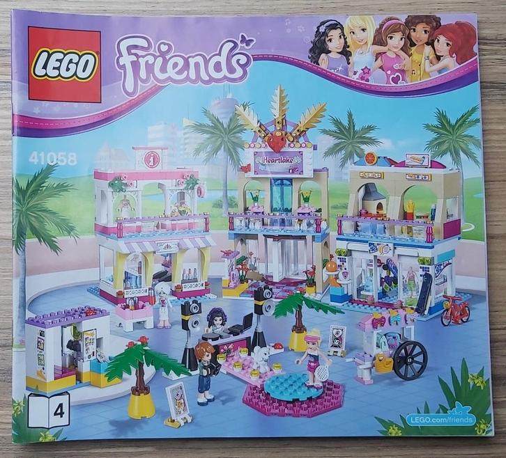 Lego 41058 Friends Winkelcentrum, Kinderen en Baby's, Speelgoed | Duplo en Lego, Zo goed als nieuw, Lego, Complete set, Ophalen of Verzenden