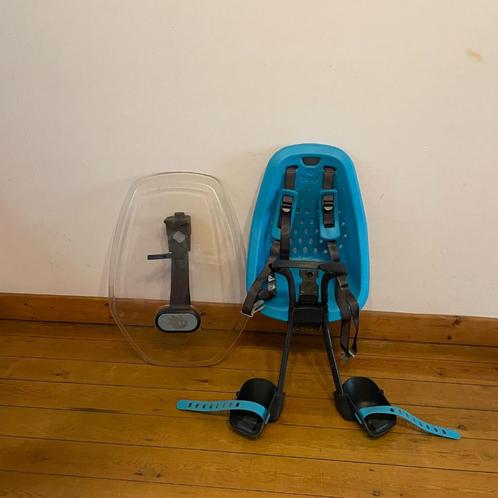 fietstoel voor Yepp met gratis windscherm, Fietsen en Brommers, Fietsaccessoires | Fietsstoeltjes, Gebruikt, Voorzitje, 9 t/m 18 kg