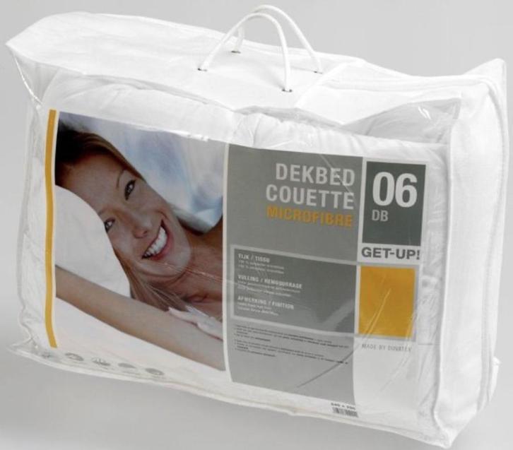ABZ DB06 100x135cm Wit Microvezel Kinderdekbed, Kinderen en Baby's, Kinderkamer | Beddengoed, Nieuw, Deken of Dekbed, Wit, Jongetje of Meisje