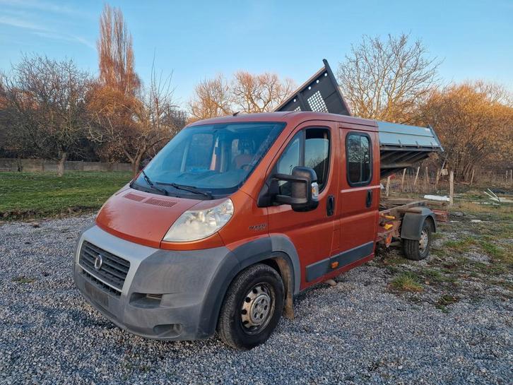 Fiat Ducato 2011 2.3hpi Tri Benne Basculante, Autos, Camionnettes & Utilitaires, Particulier, Fiat, Diesel, Euro 4, Boîte manuelle