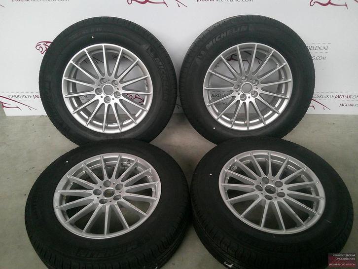 18″ Jaguar F-Pace / I-Pace velgen set met Michelin banden, Auto-onderdelen, Banden en Velgen, Velg(en), Terreinwagen, Gebruikt