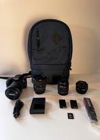 Canon 250d + 4 lenzen + extra’s, Gebruikt, Spiegelreflex, Canon, Ophalen of Verzenden